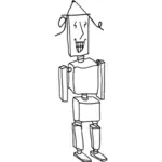 Caricature de robot